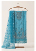 Unsttiched 3pc Net handworked