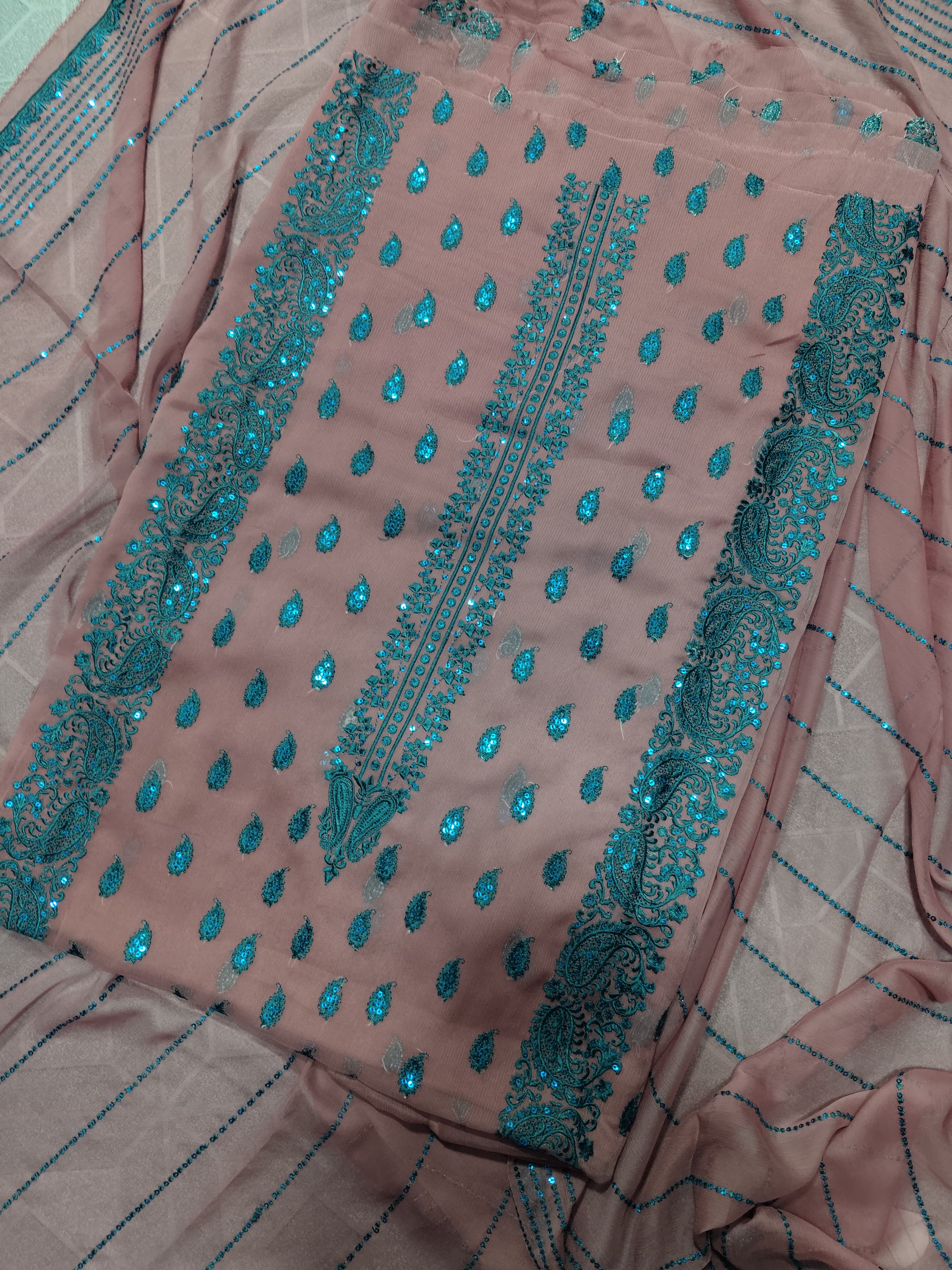 🌟Soft Chifoon Embriodery 3pc🌟